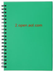 Green Poly Pro Journal 2 Color Imprint